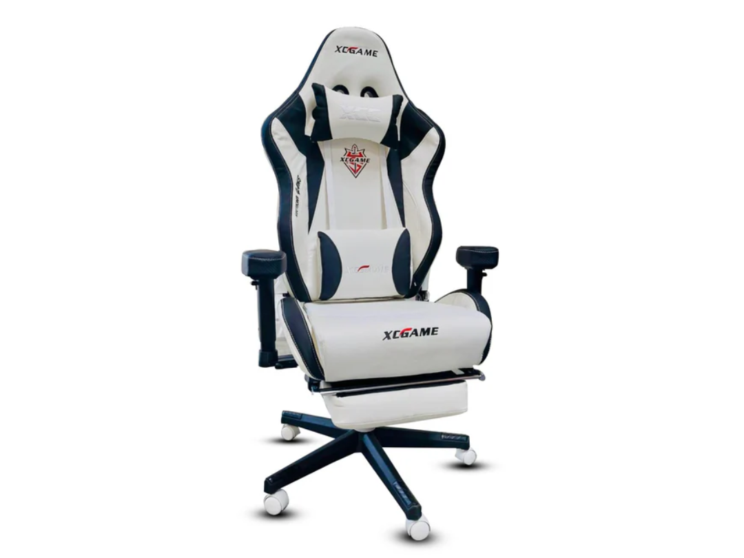 Buy XC-Game Gaming chair-with footrest -GFY102T90 White in Qatar Buy XC-Game Gaming chair-with footrest -GFY102T90 White in Qatar
